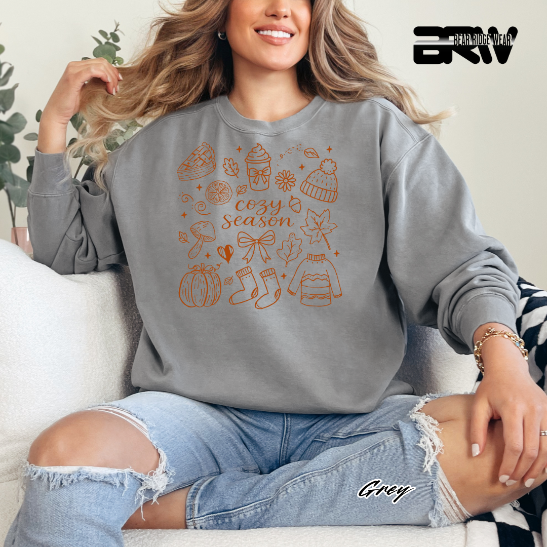 'Cozy Season Fall' Fall Long Sleeve Tee