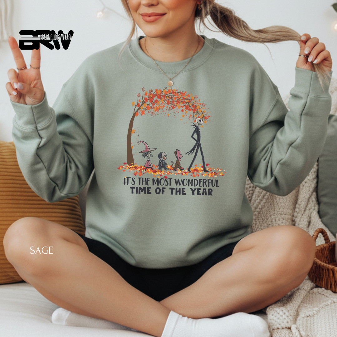 'Its The Most Wonderful Time' Fall Crewneck Sweatshirt