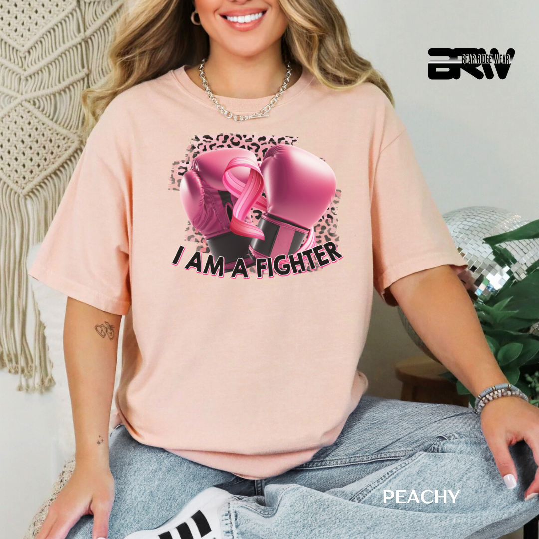 'Breast Cancer I am a fighter' Awareness Tee
