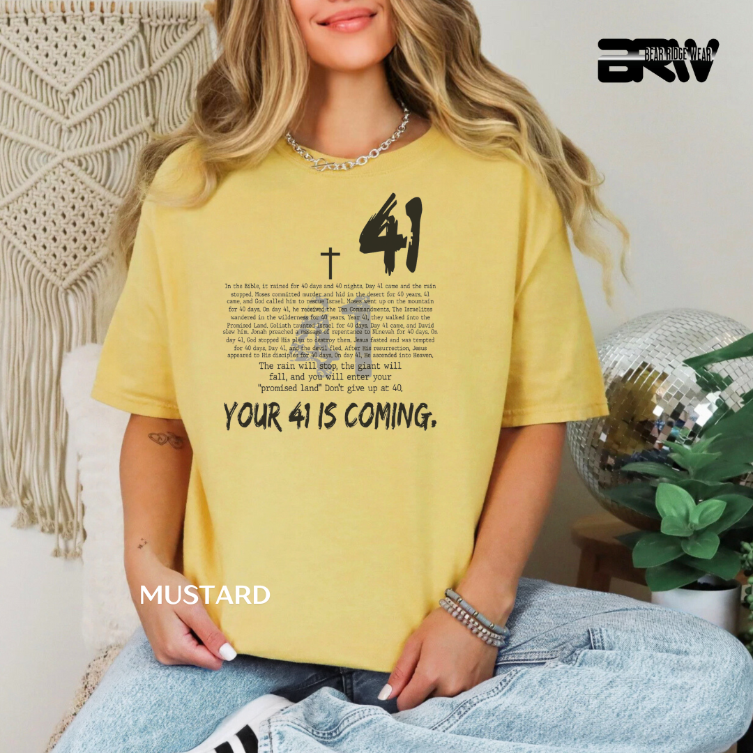 'Your 41' Faith Tee