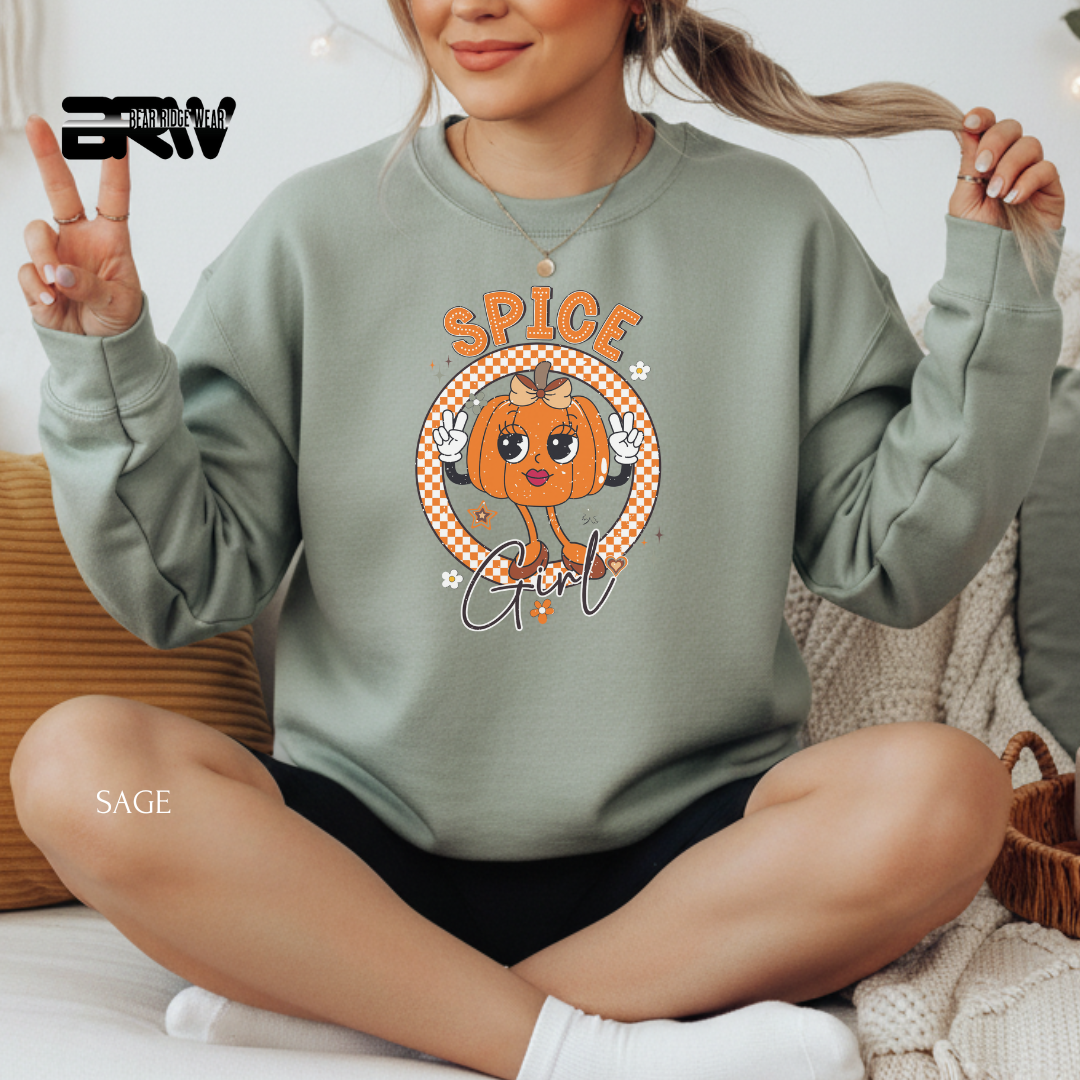 'Spice Girl' Fall Crewneck Sweatshirt