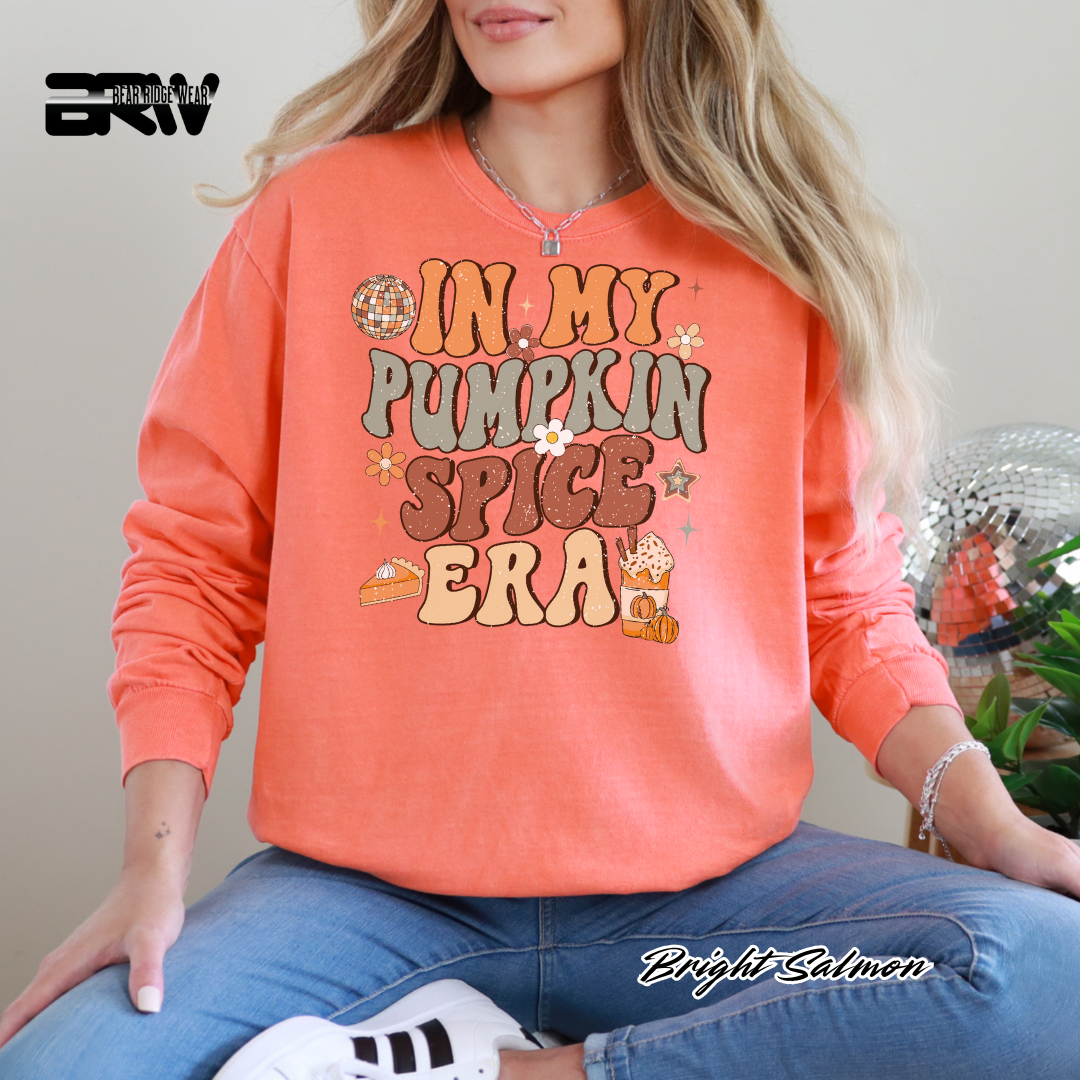 'In My Pumpkin Spice Era' Fall Long-Sleeve Tee
