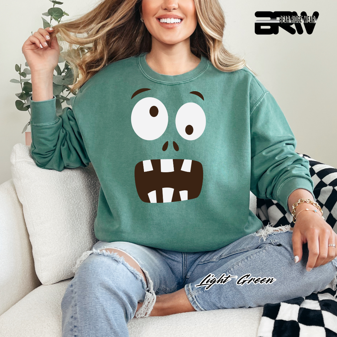 'Monster face' Fall Long Sleeve Tee