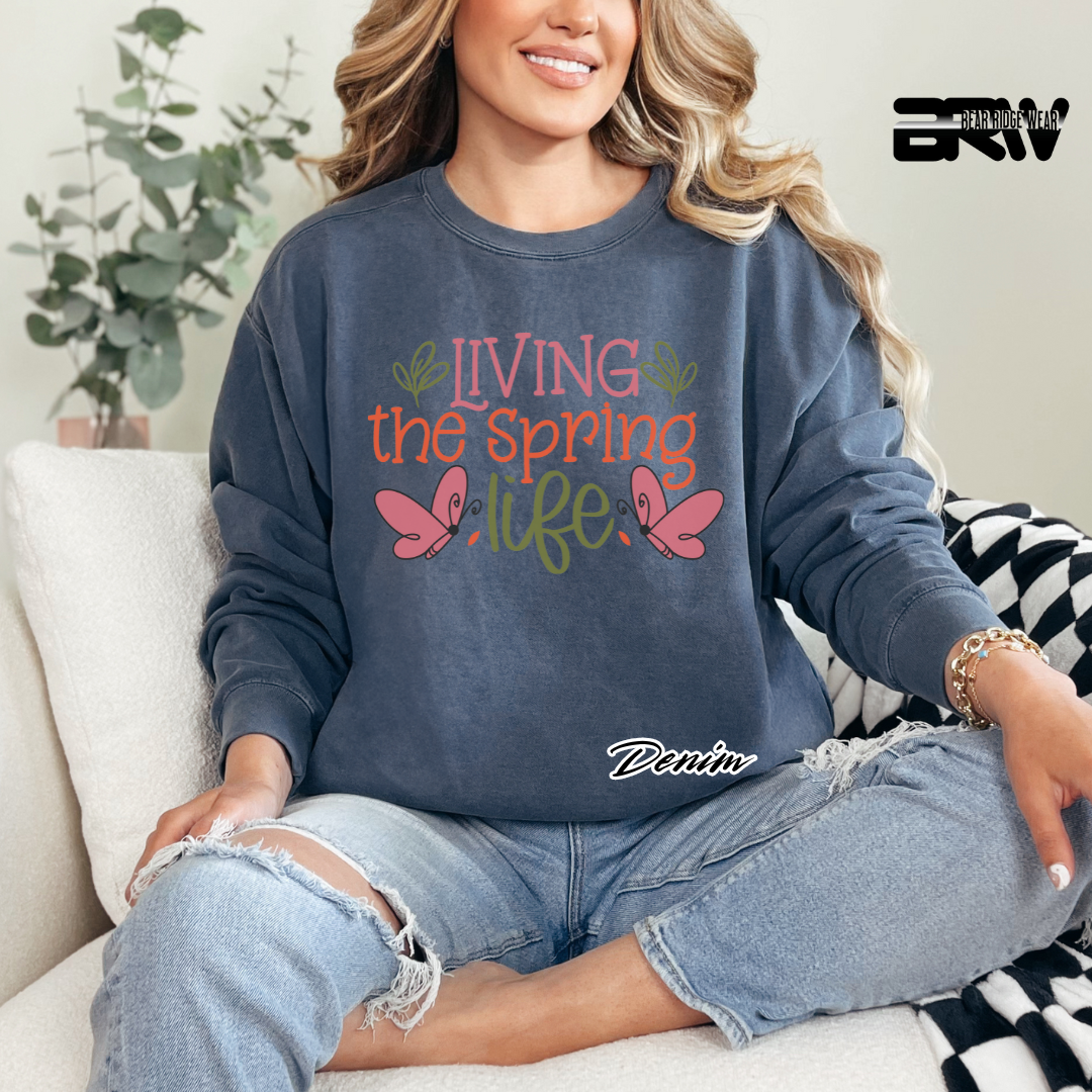 'Living the Spring Life' Long Sleeve Tee