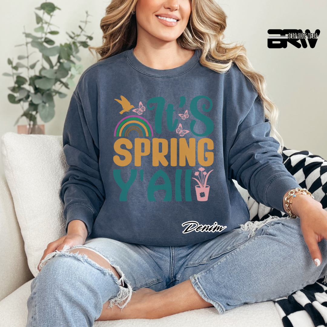 'It's Spring Y’all' Long Sleeve Tee