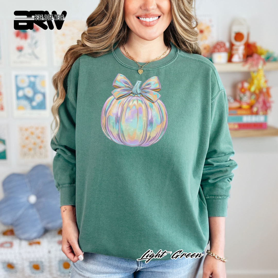 'Iridescent Pumpkin' Fall Long Sleeve Tee