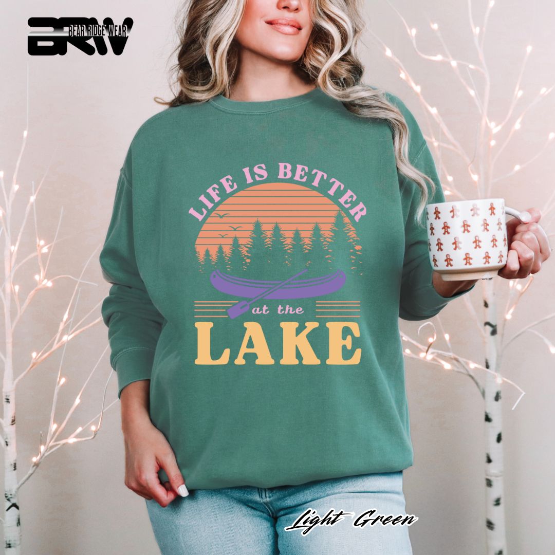 'Life Is Better At The Lake' Summer Long-Sleeve Tee