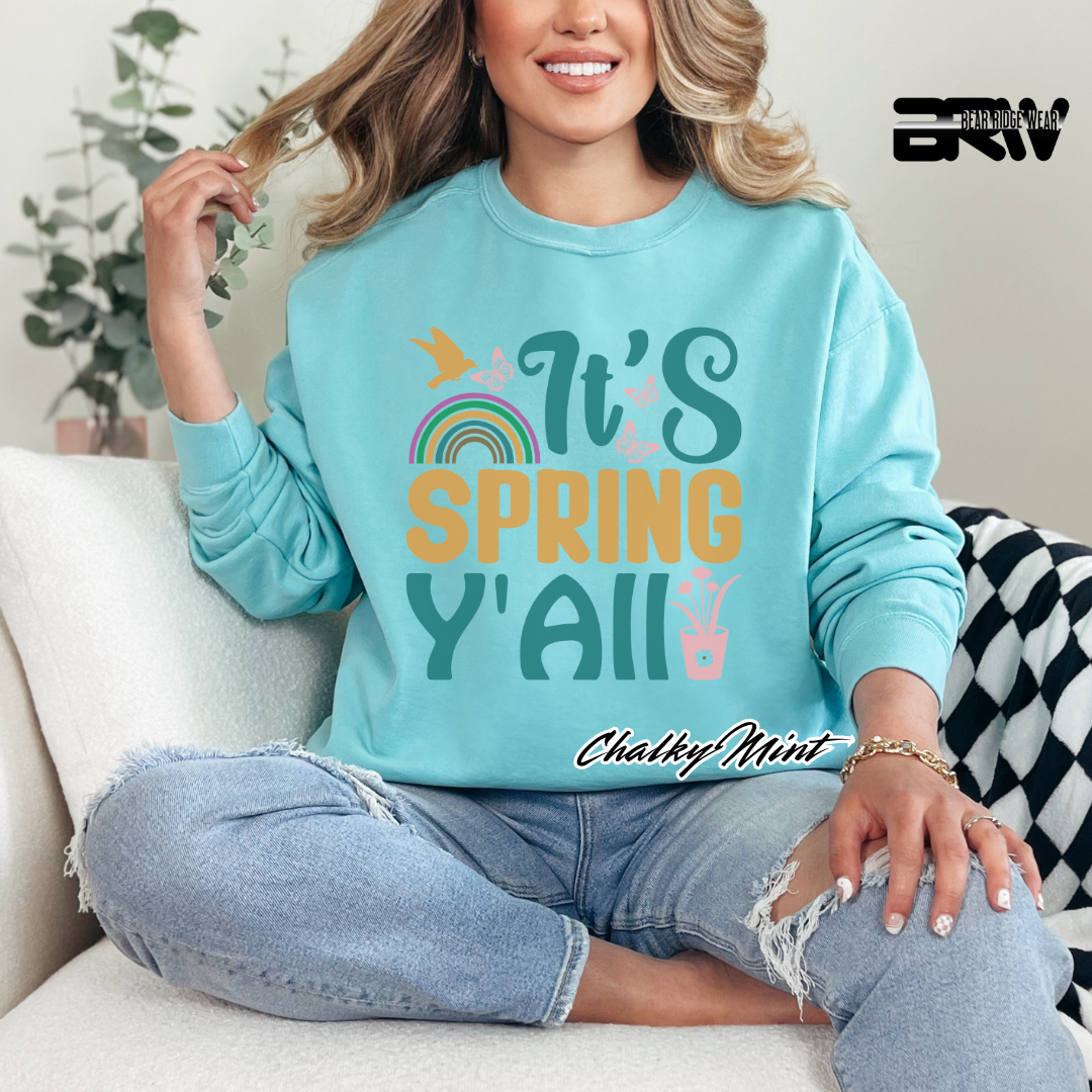 'It's Spring Y’all' Long Sleeve Tee