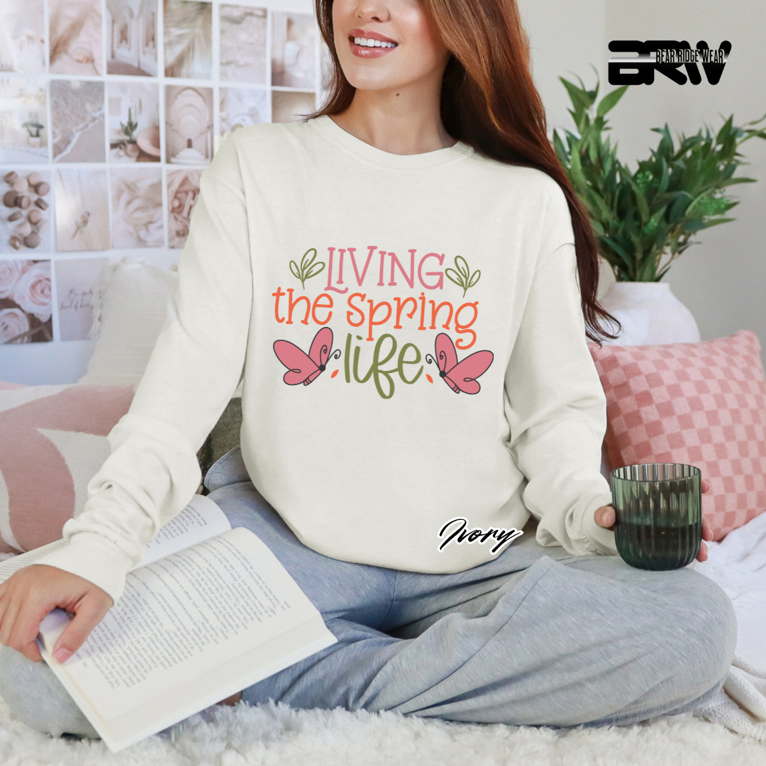 'Living the Spring Life' Long Sleeve Tee