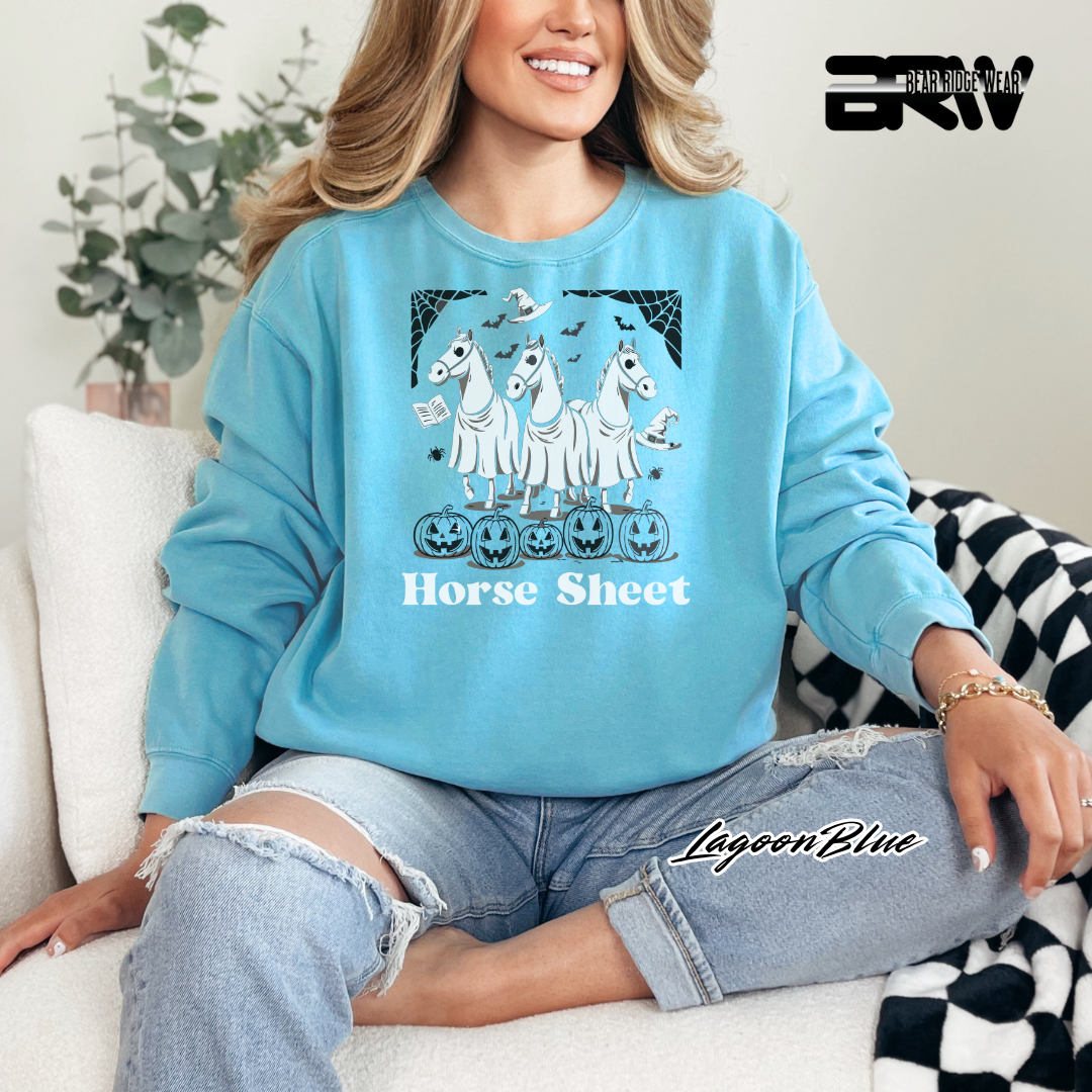 'Horse Sheet' Fall Long Sleeve Tee