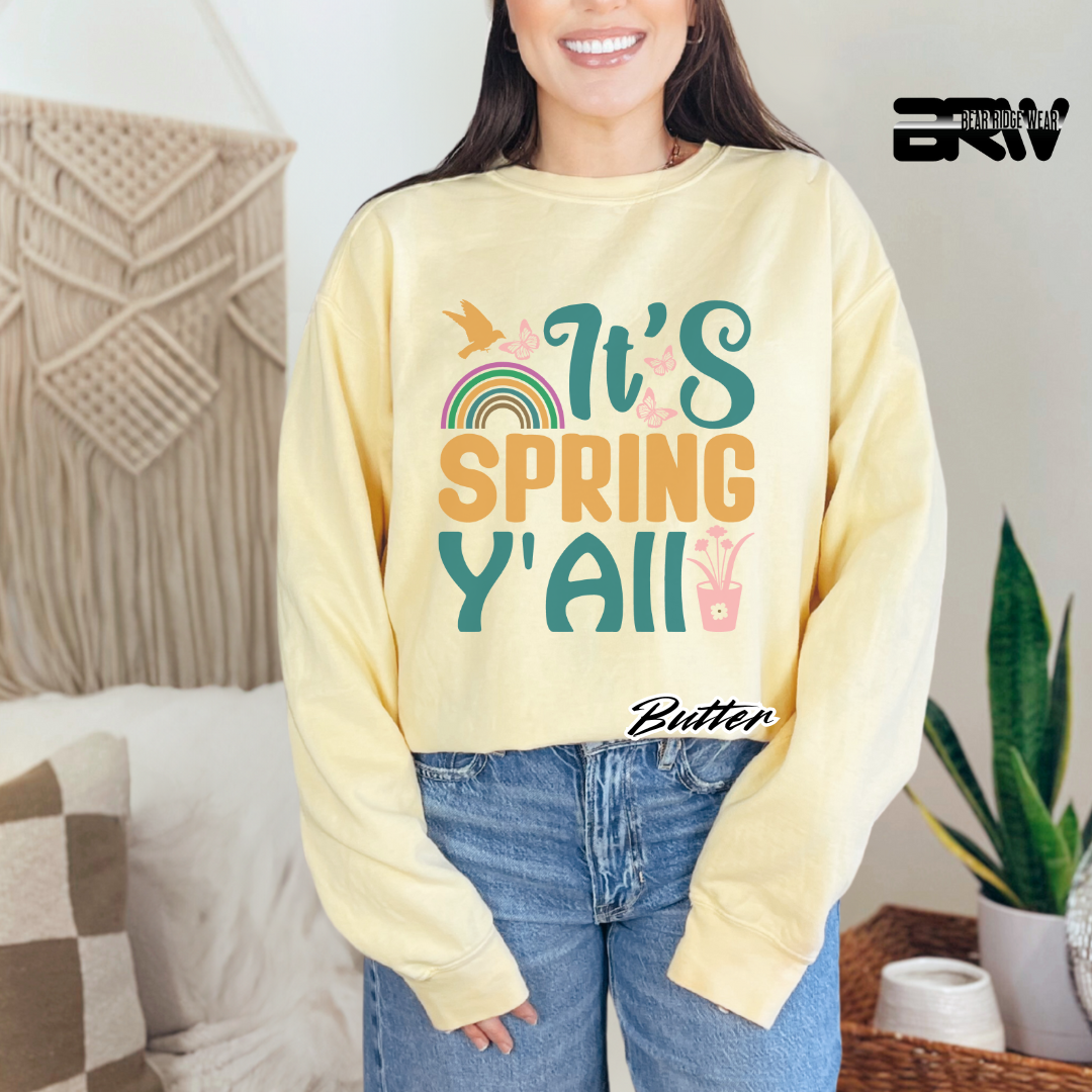 'It's Spring Y’all' Long Sleeve Tee