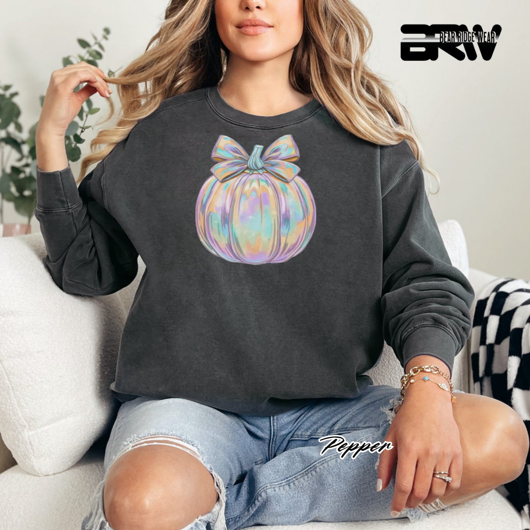 'Iridescent Pumpkin' Fall Long Sleeve Tee