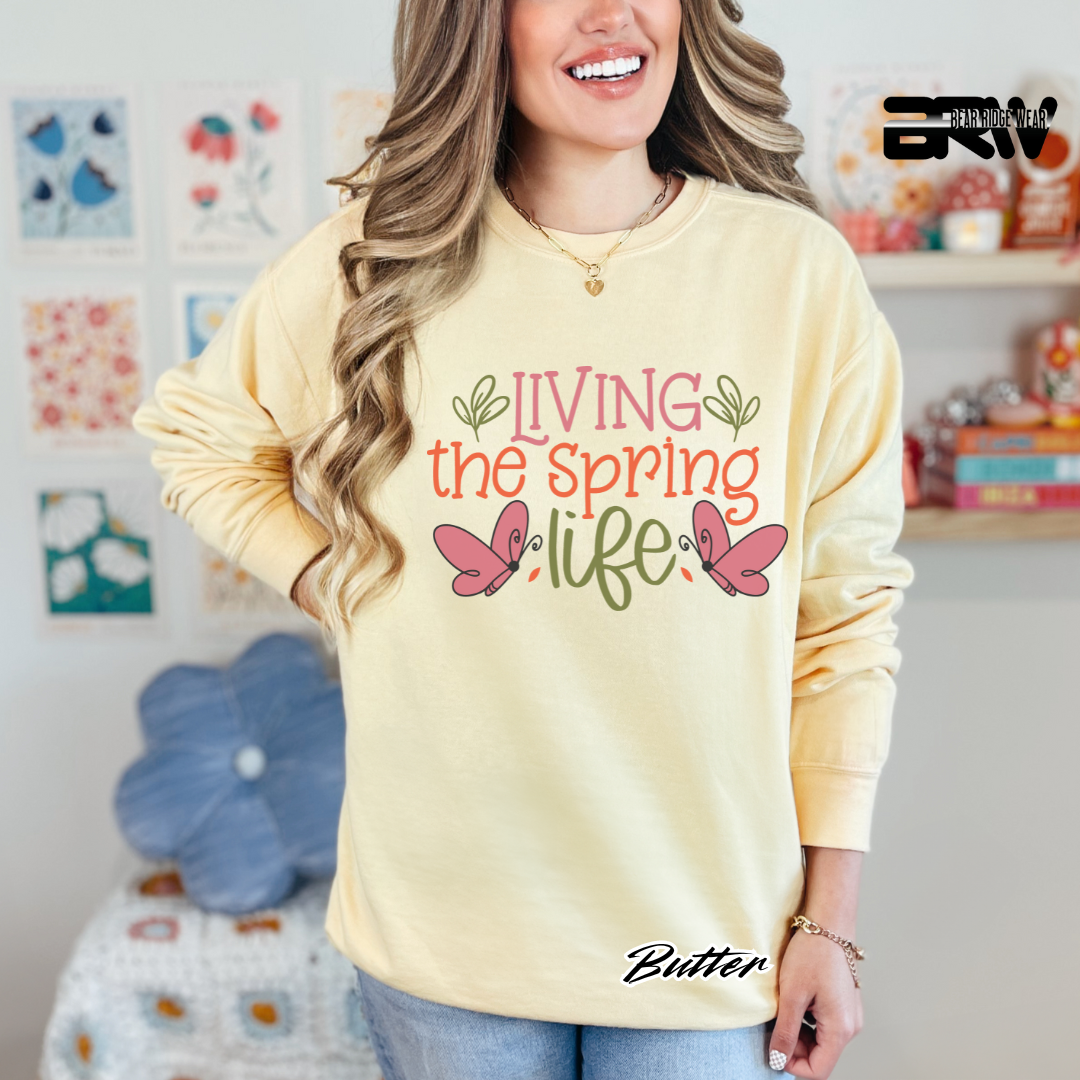 'Living the Spring Life' Long Sleeve Tee