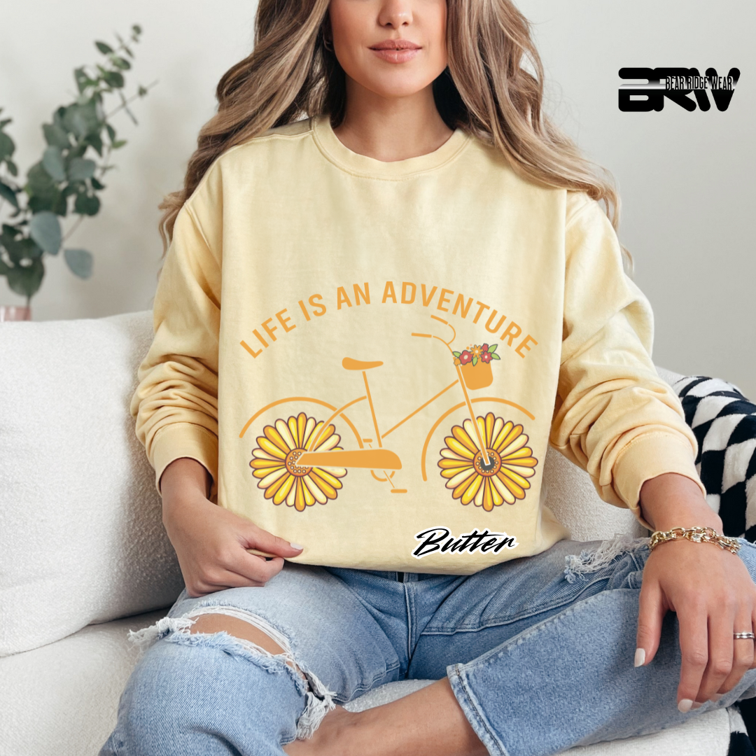 'Life is an adventure' Long Sleeve Tee