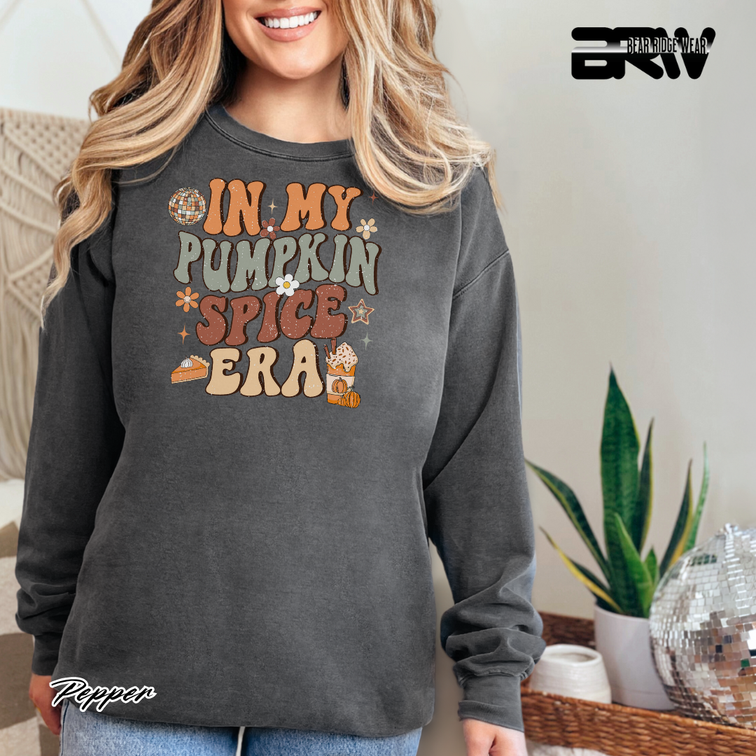 'In My Pumpkin Spice Era' Fall Long Sleeve Tee