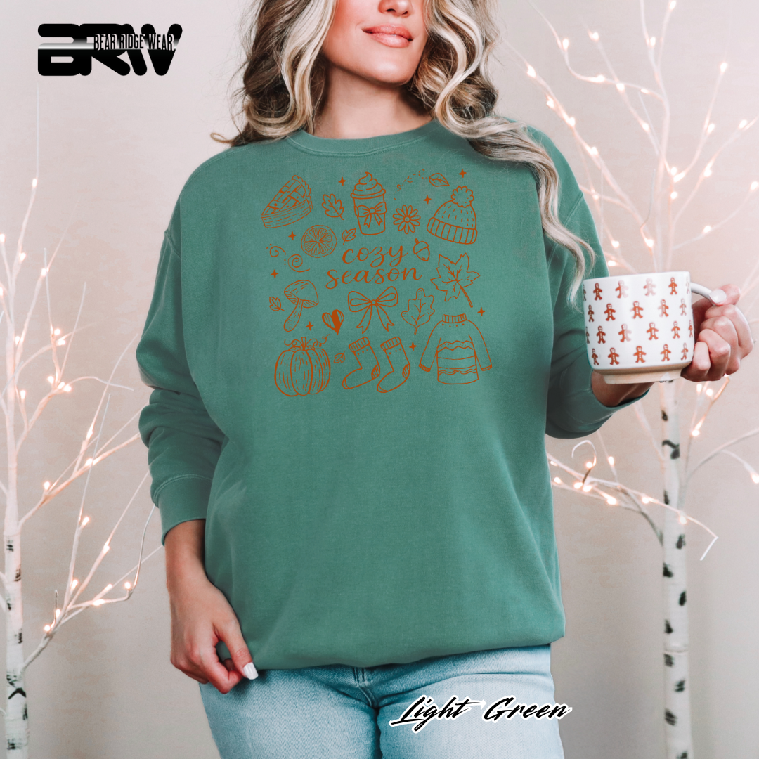 'Cozy Season Fall' Fall Long Sleeve Tee