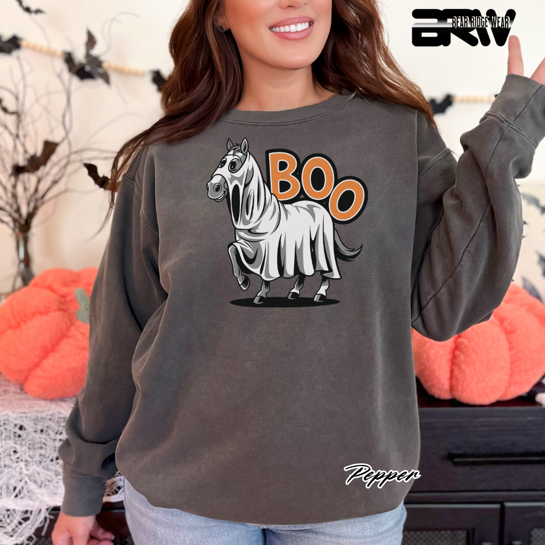 'Horse-Boo' Fall Long Sleeve Tee