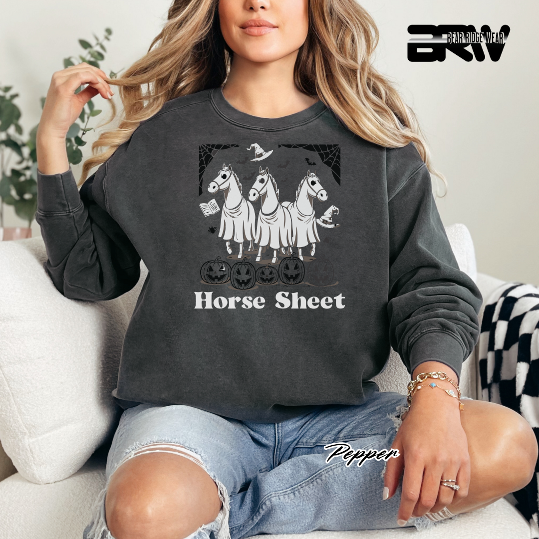 'Horse Sheet' Fall Long Sleeve Tee