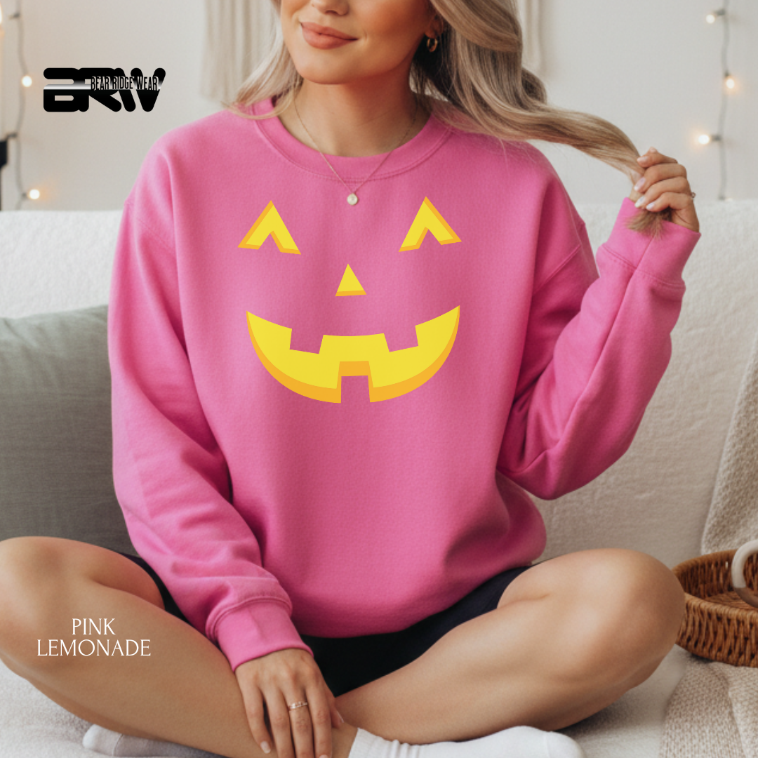 'Jack o Lantern' Fall Crewneck Sweatshirt