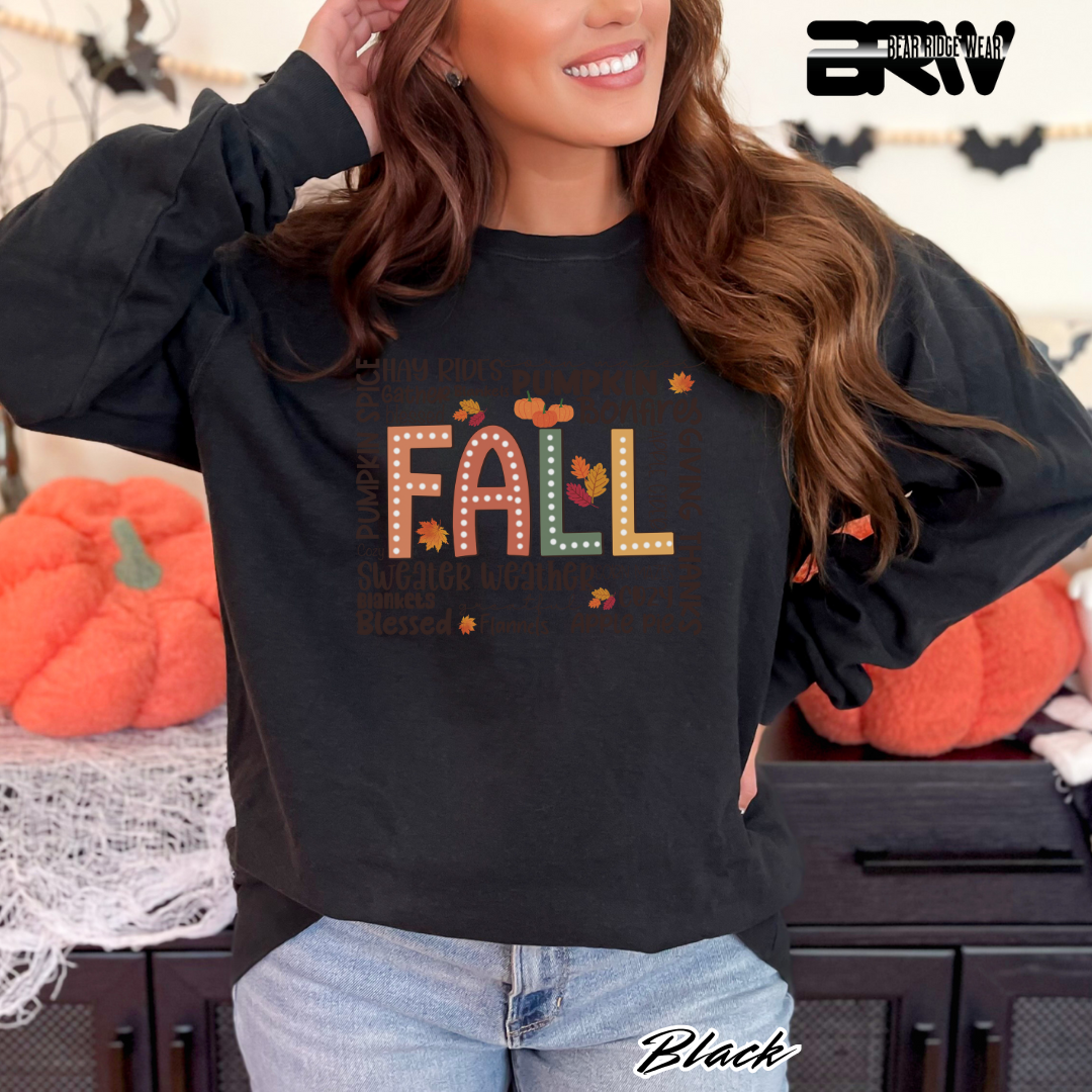'Fall Hay Rides etc' Fall Long Sleeve Tee