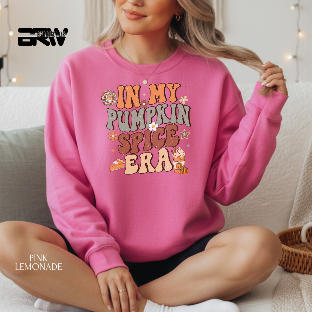 'In My Pumpkin Spice Era' Fall Crewneck Sweatshirt