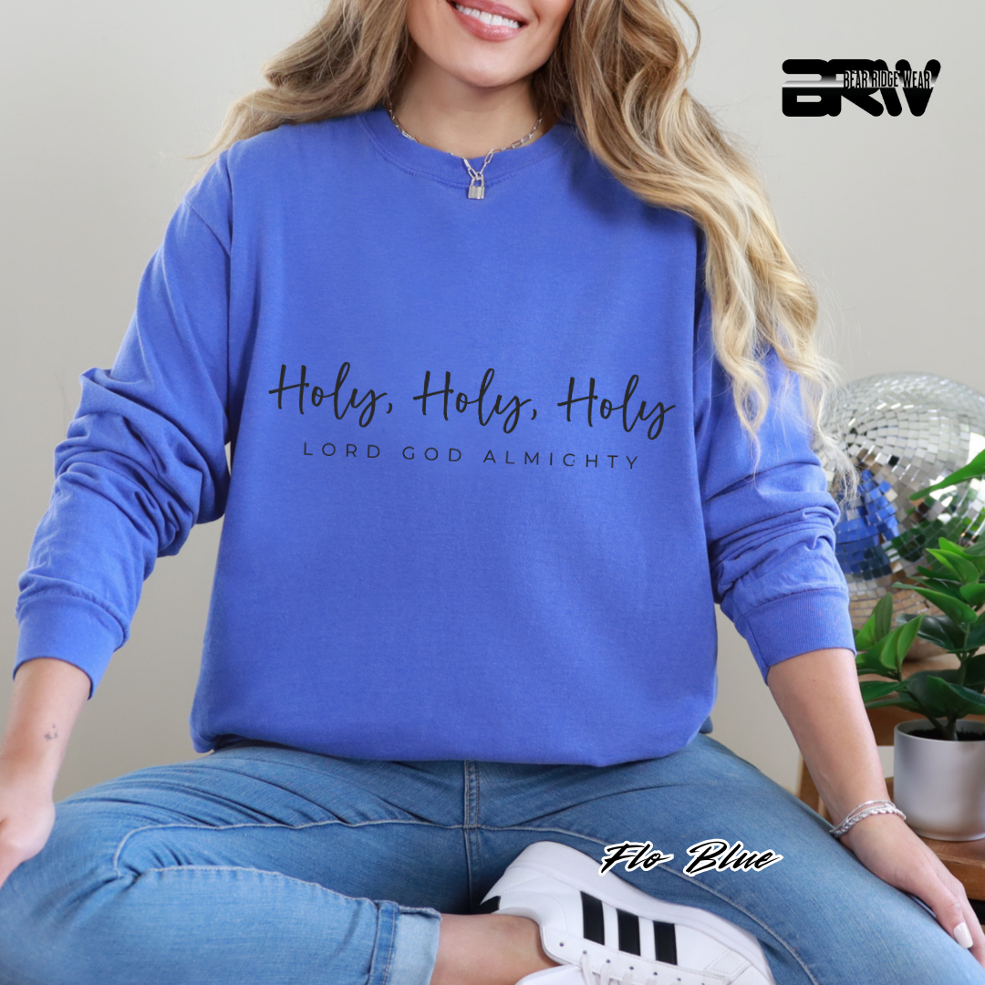 'Holy, Holy, Holy' Faith Long-Sleeve Tee
