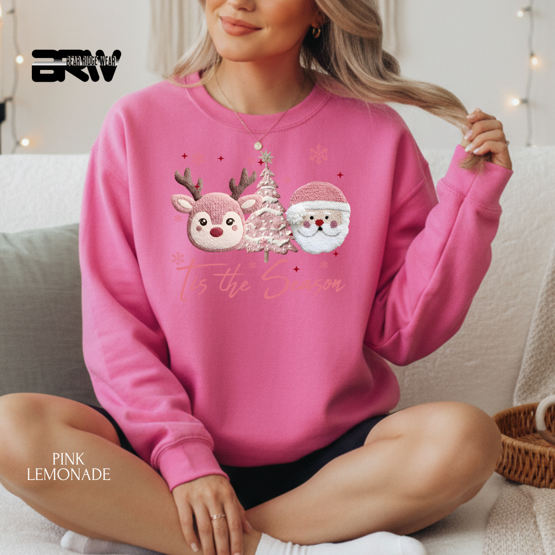'Tis The Season Yarn 2' Christmas Crewneck Sweatshirt