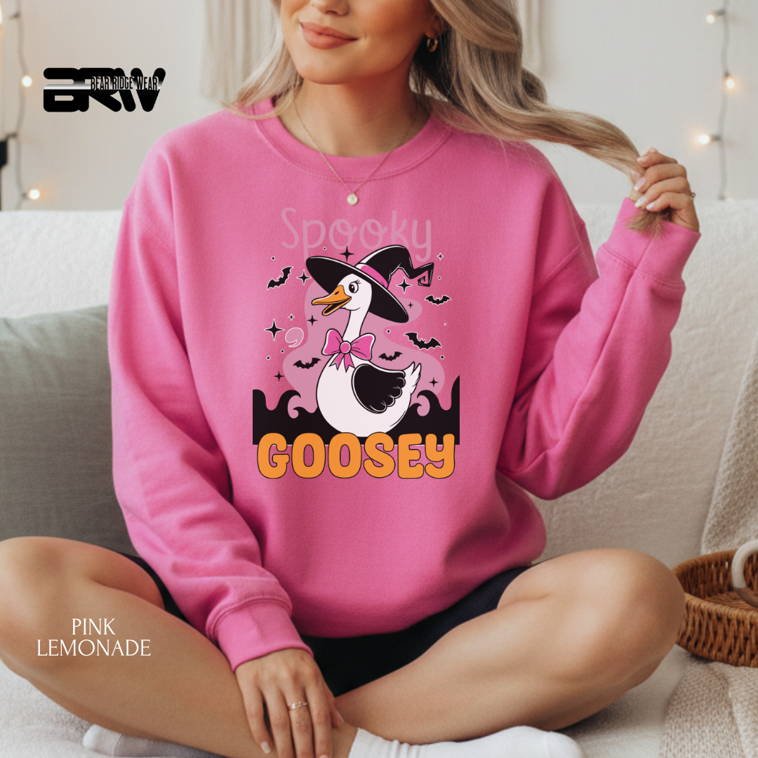'Spooky Goosey' Fall Crewneck Sweatshirt