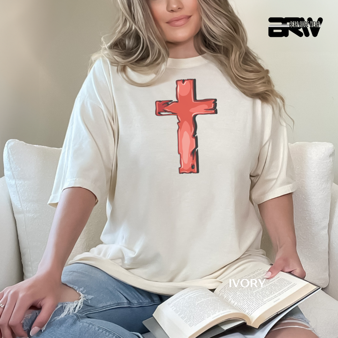 'Cross-Red' Faith Tee