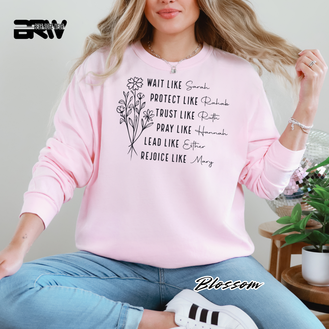 'Women Of Bible with Sleeve' Fall Long-Sleeve Tee