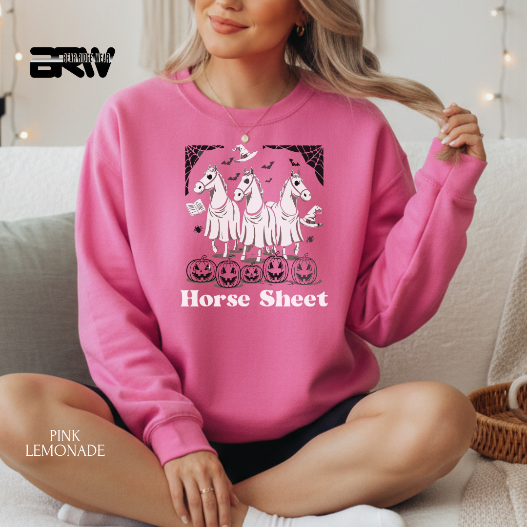 'Horse Sheet' Fall Crewneck Sweatshirt