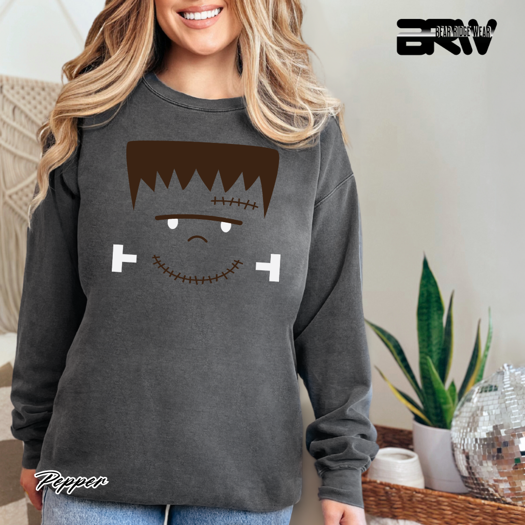 'Frankenstein' Fall Long Sleeve Tee