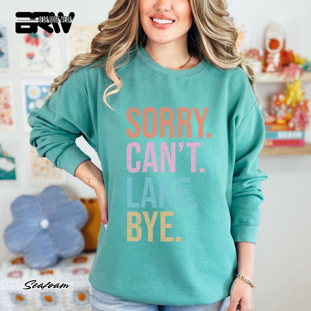 'Sorry Can't Lake Bye' Summer Long-Sleeve Tee