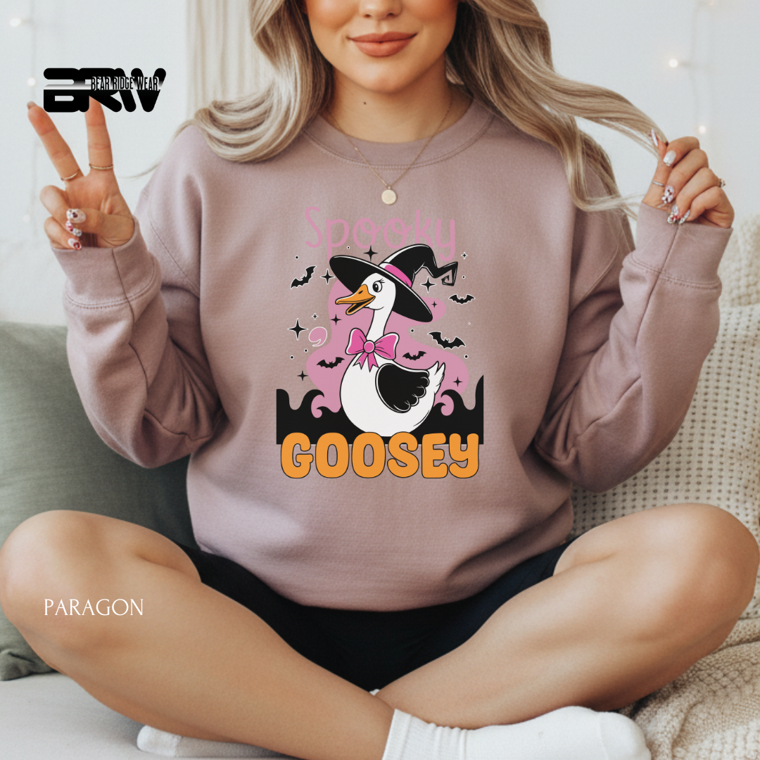 'Spooky Goosey' Fall Crewneck Sweatshirt