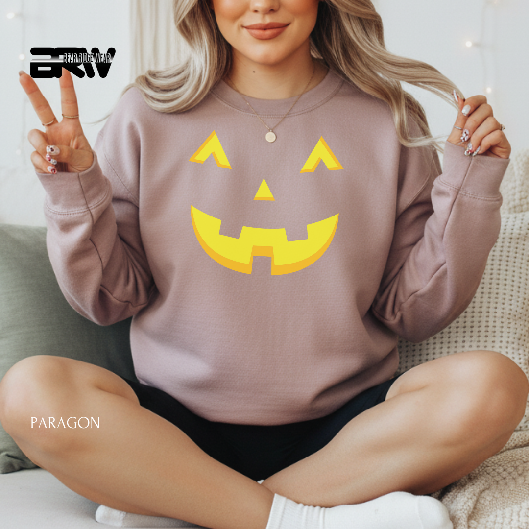 'Jack o Lantern' Fall Crewneck Sweatshirt
