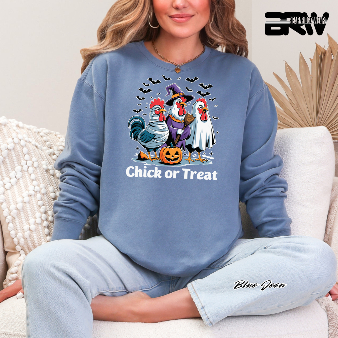 'Chick Or Treat' Fall Long Sleeve Tee