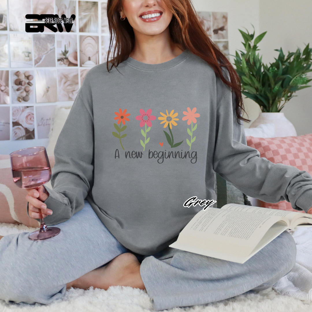 'A New Beginning' Long Sleeve Tee