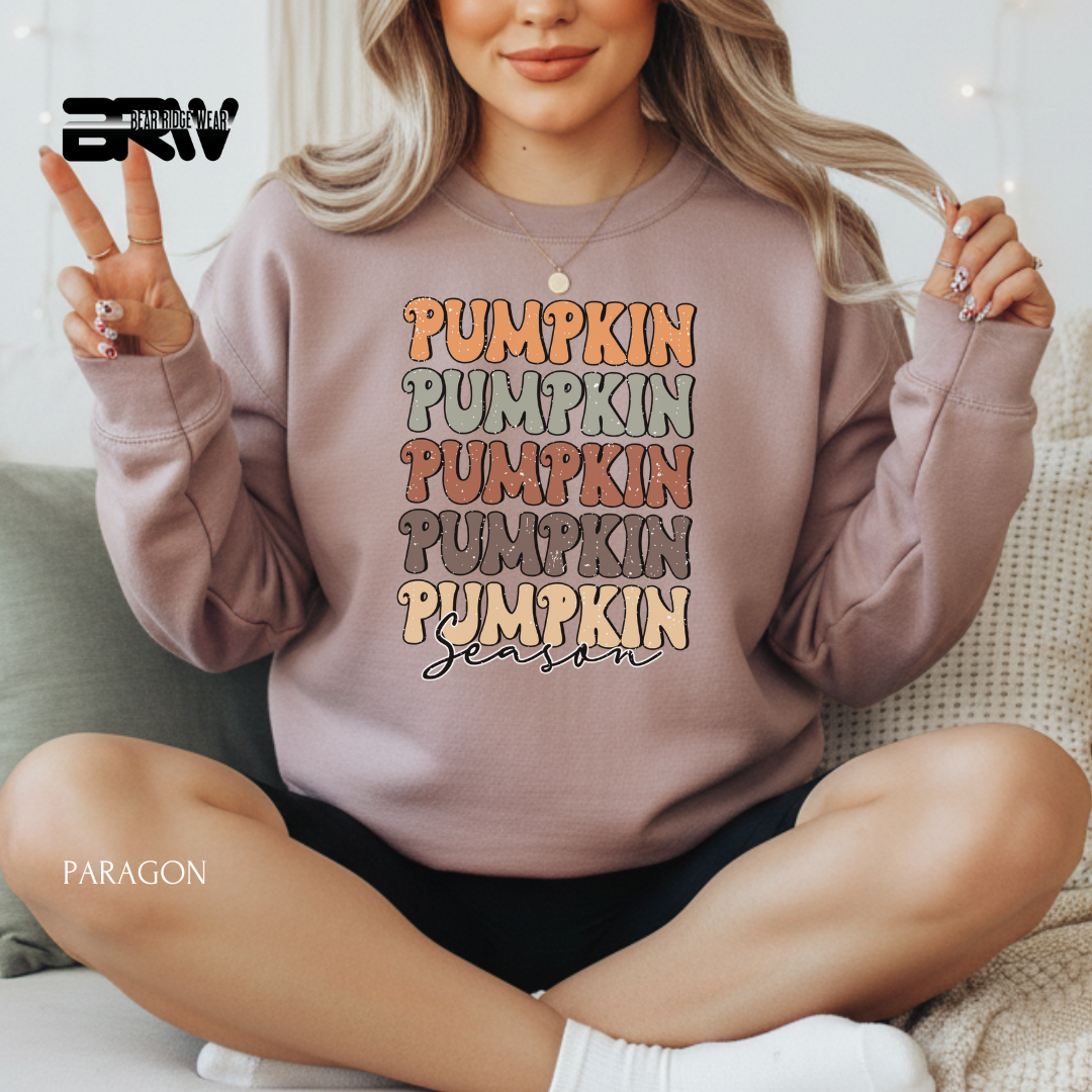 'Pumpkin Pumpkin Season' Fall Crewneck Sweatshirt
