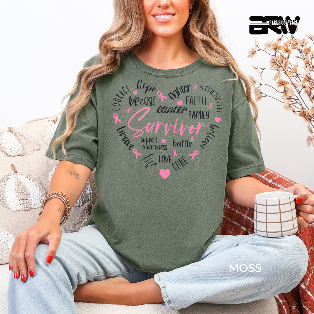 'Survivor Heart' Awareness Tee
