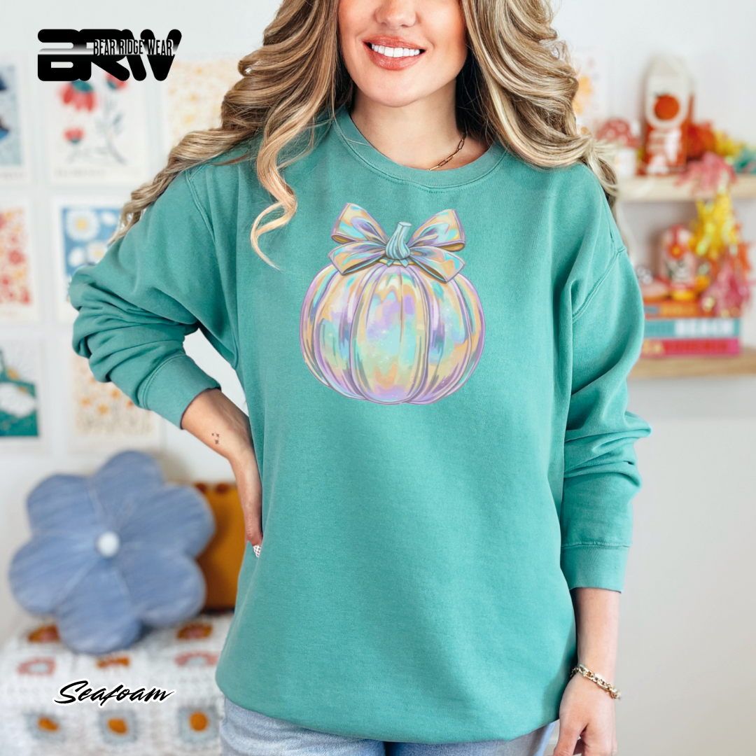 'Iridescent Pumpkin' Fall Long Sleeve Tee