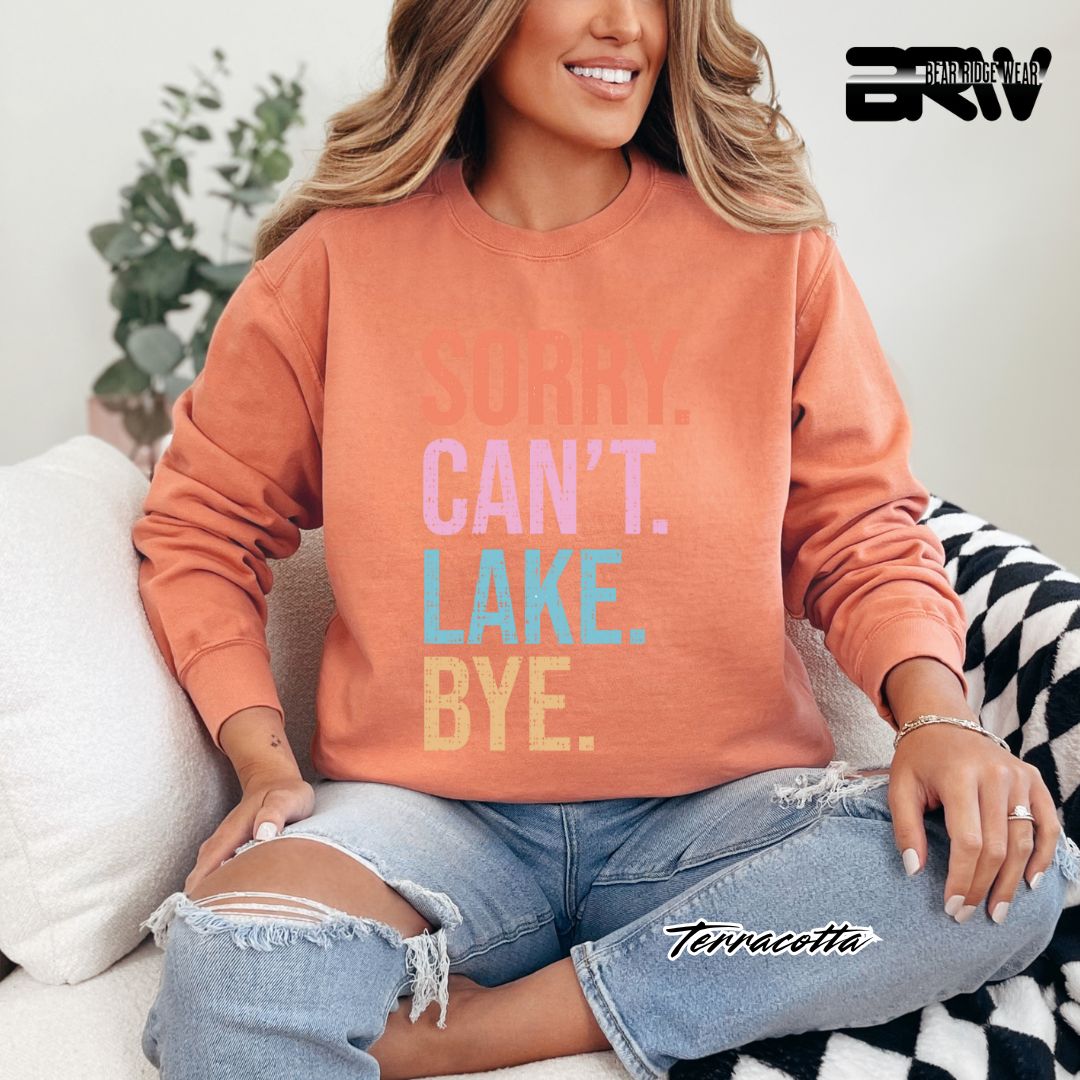 'Sorry Can't Lake Bye' Summer Long-Sleeve Tee