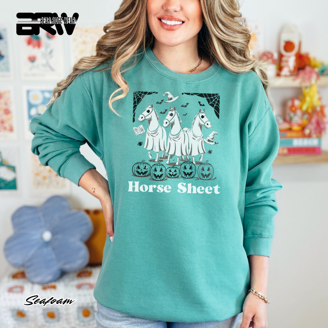 'Horse Sheet' Fall Long Sleeve Tee