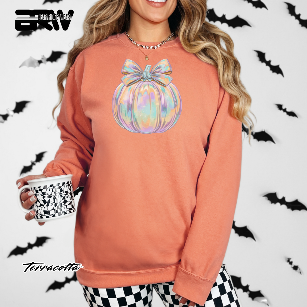 'Iridescent Pumpkin' Fall Long Sleeve Tee