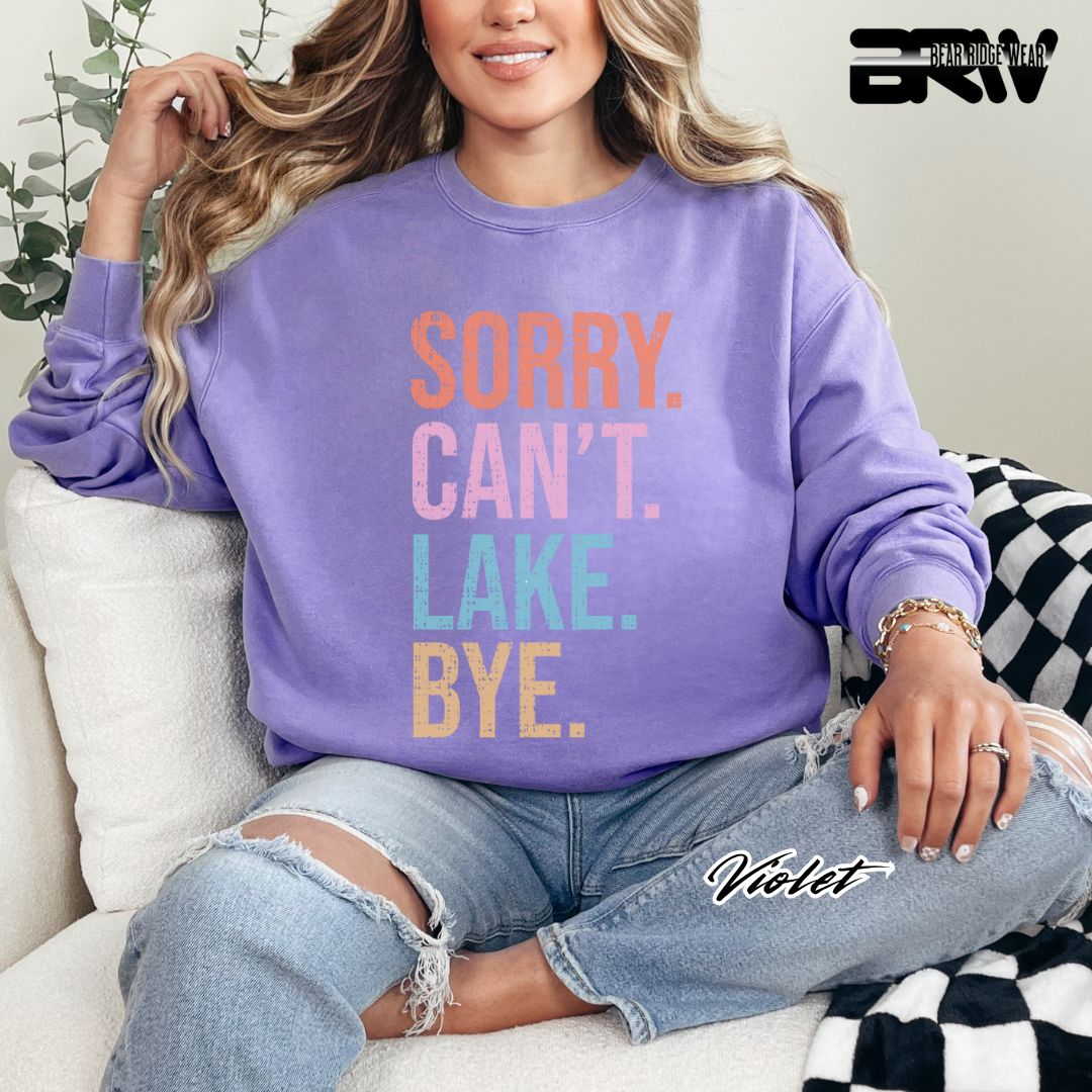 'Sorry Can't Lake Bye' Summer Long-Sleeve Tee