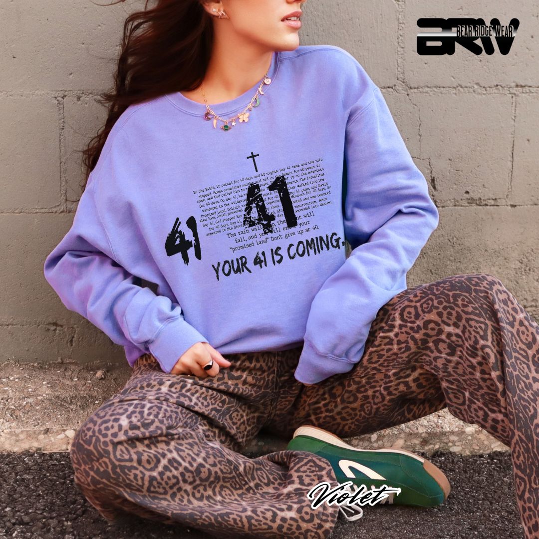 'Your 41 Is Coming' Faith Long Sleeve Tee