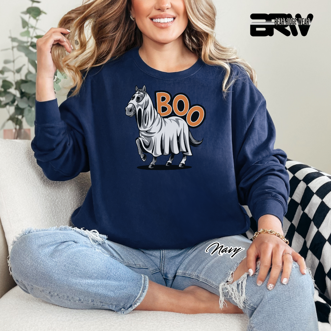 'Horse-Boo' Fall Long Sleeve Tee
