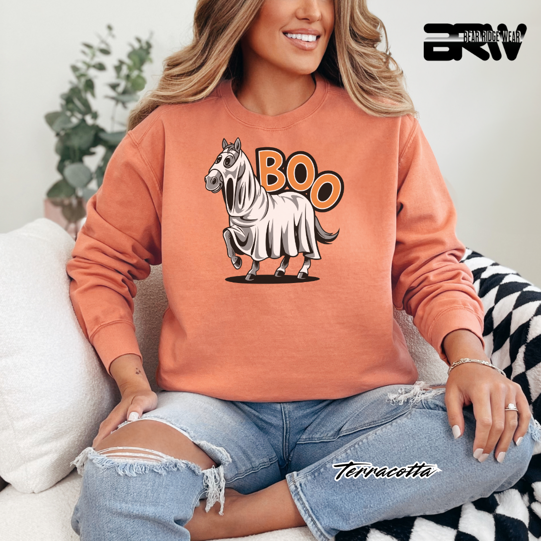 'Horse-Boo' Fall Long Sleeve Tee