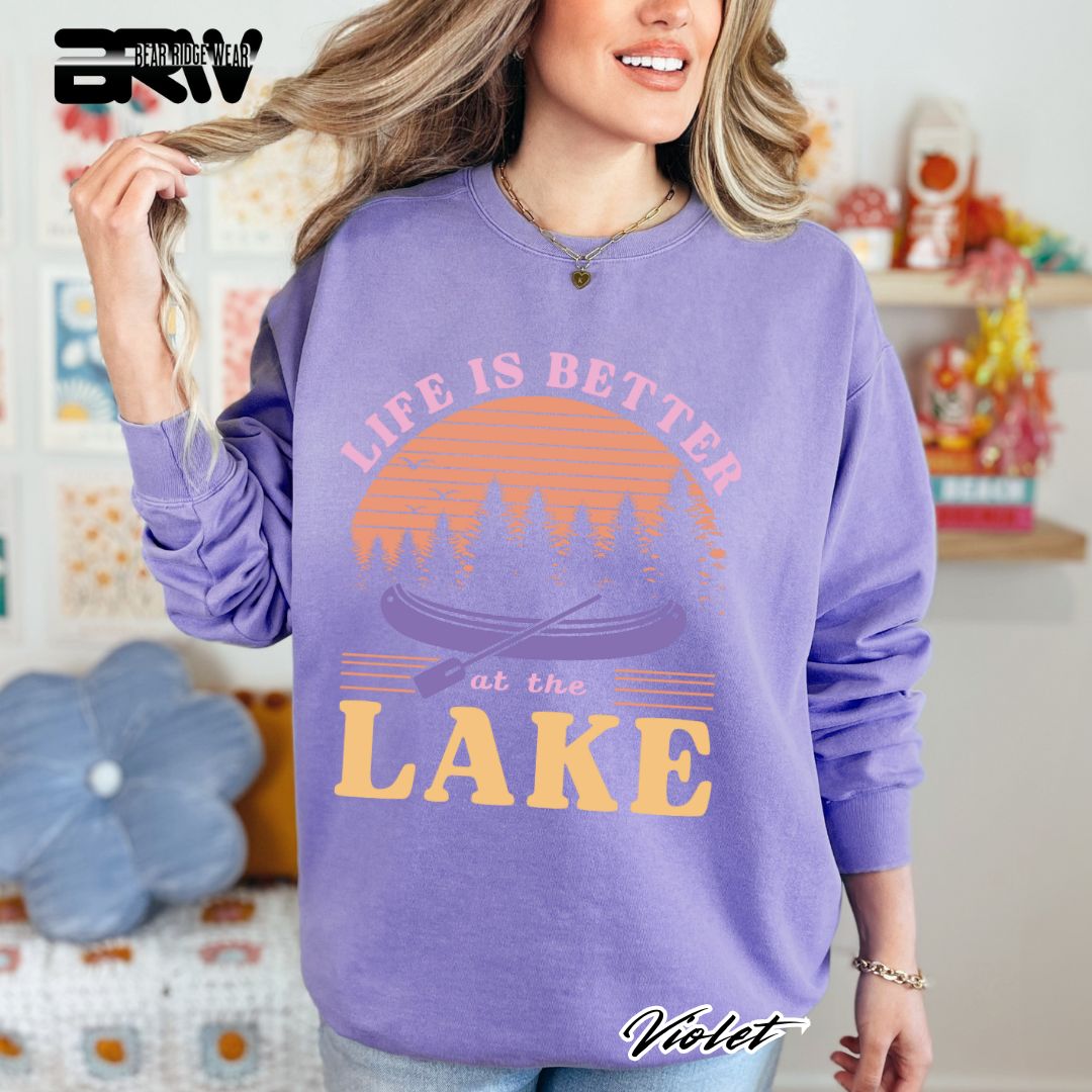 'Life Is Better At The Lake' Summer Long-Sleeve Tee