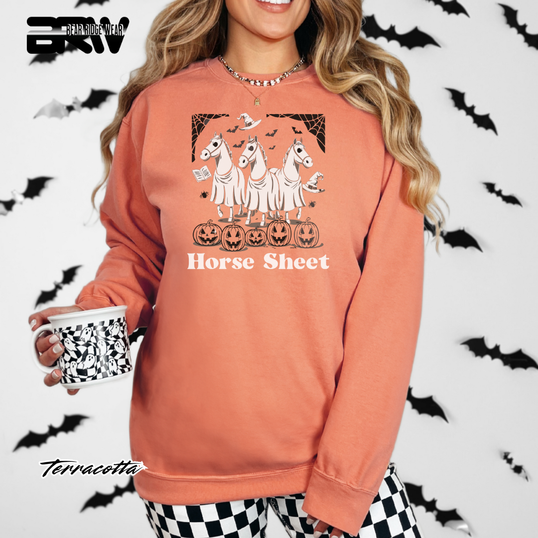 'Horse Sheet' Fall Long Sleeve Tee