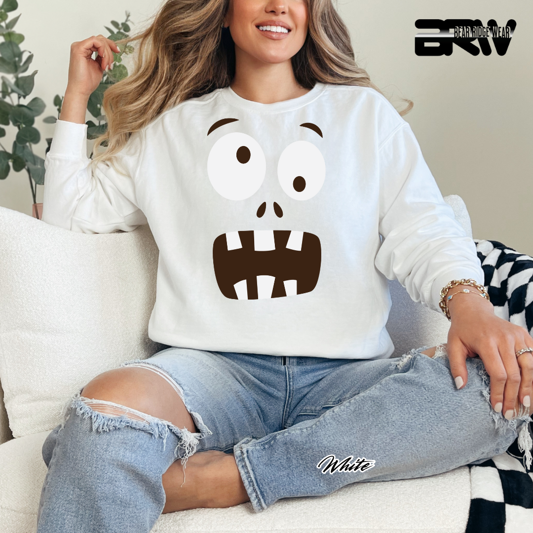 'Monster face' Fall Long Sleeve Tee